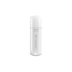 Transcend JetFlash 730 32GB USB 3.0 Flash Drive - Fast, Reliable & Stylish White USB Stick